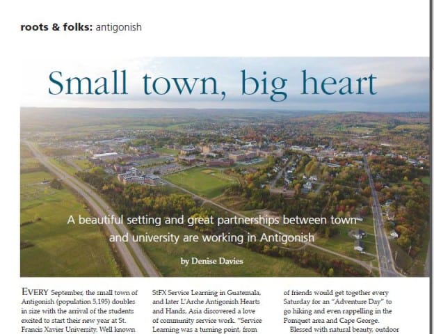 Antigonish Small Town Big Heart