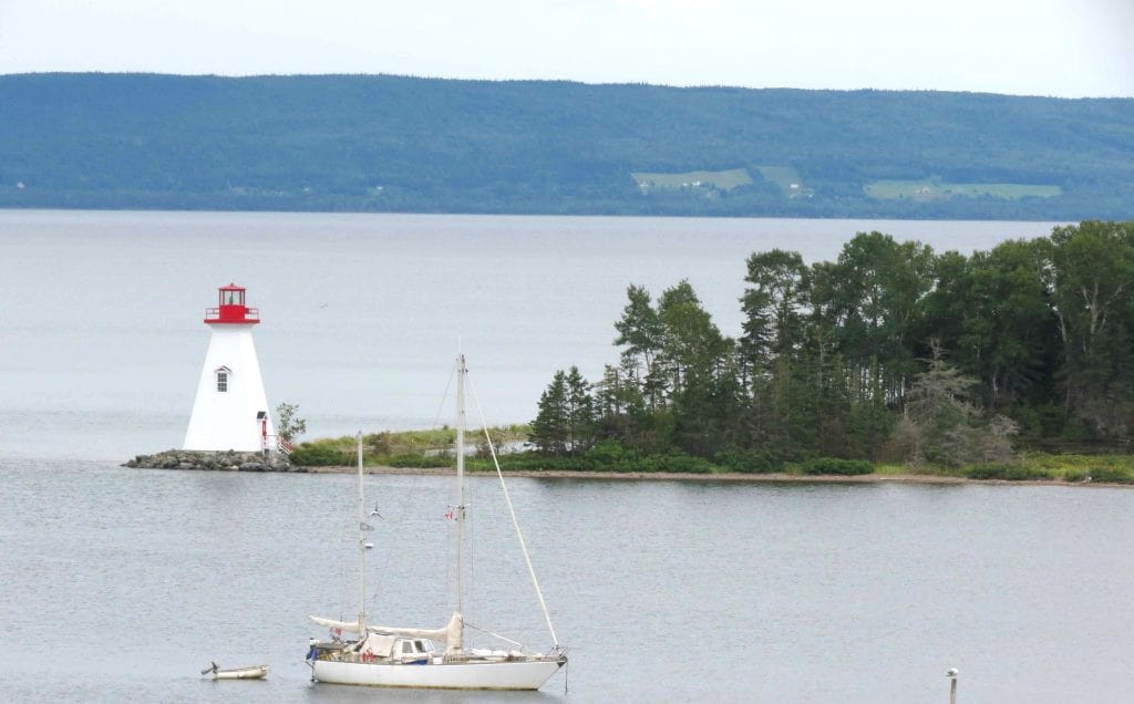 View of Kidston Island from Alexander Graham Bell Museum