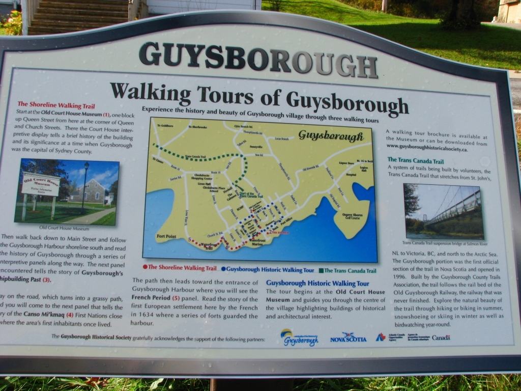 Walking tours of Guysborough